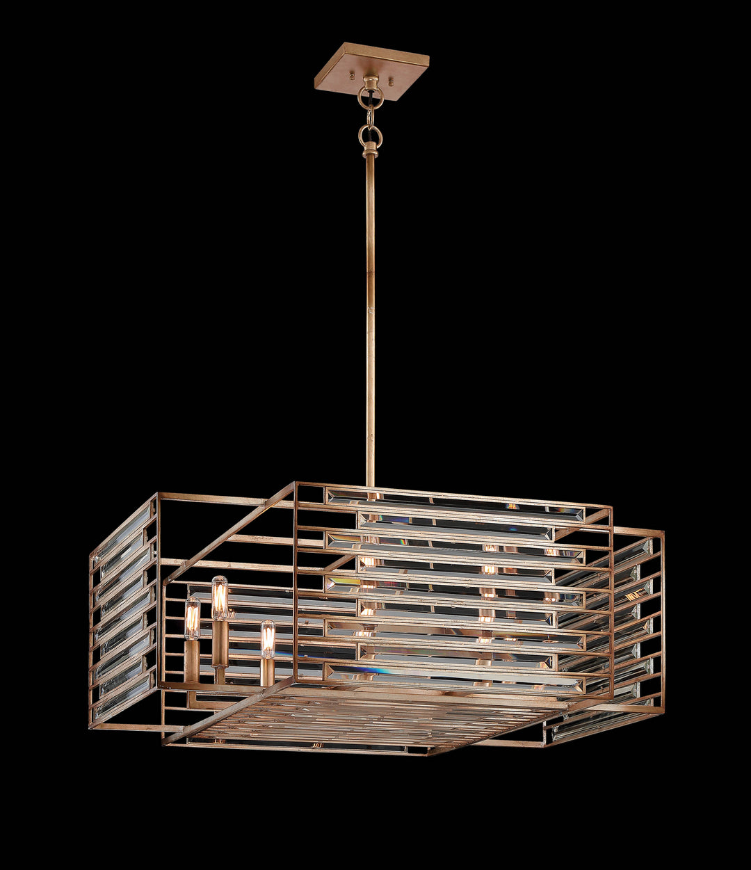 Metropolitan Ruxton Hall N7729-710 Chandelier Light - Skyline Gold Leaf