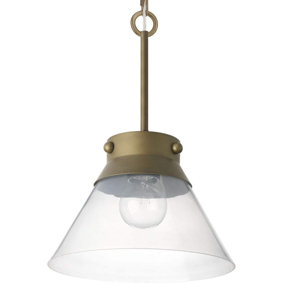 Progress Point Dume-Tapia Tail P350139-161 Pendant Light - Aged Brass