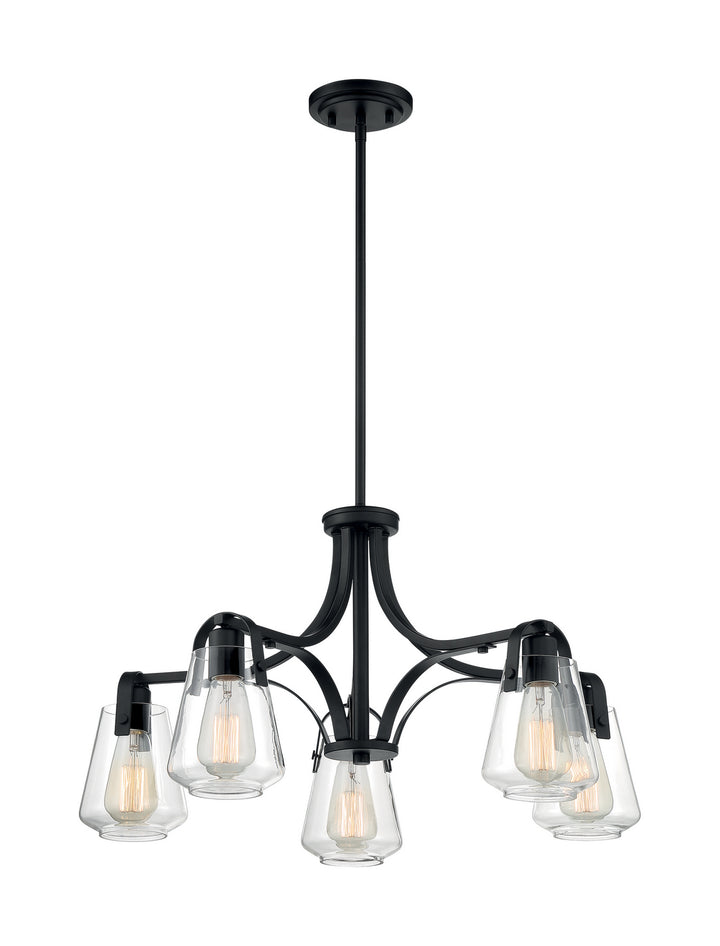 Nuvo Skybridge 60-7105 Chandelier Light - Matte Black