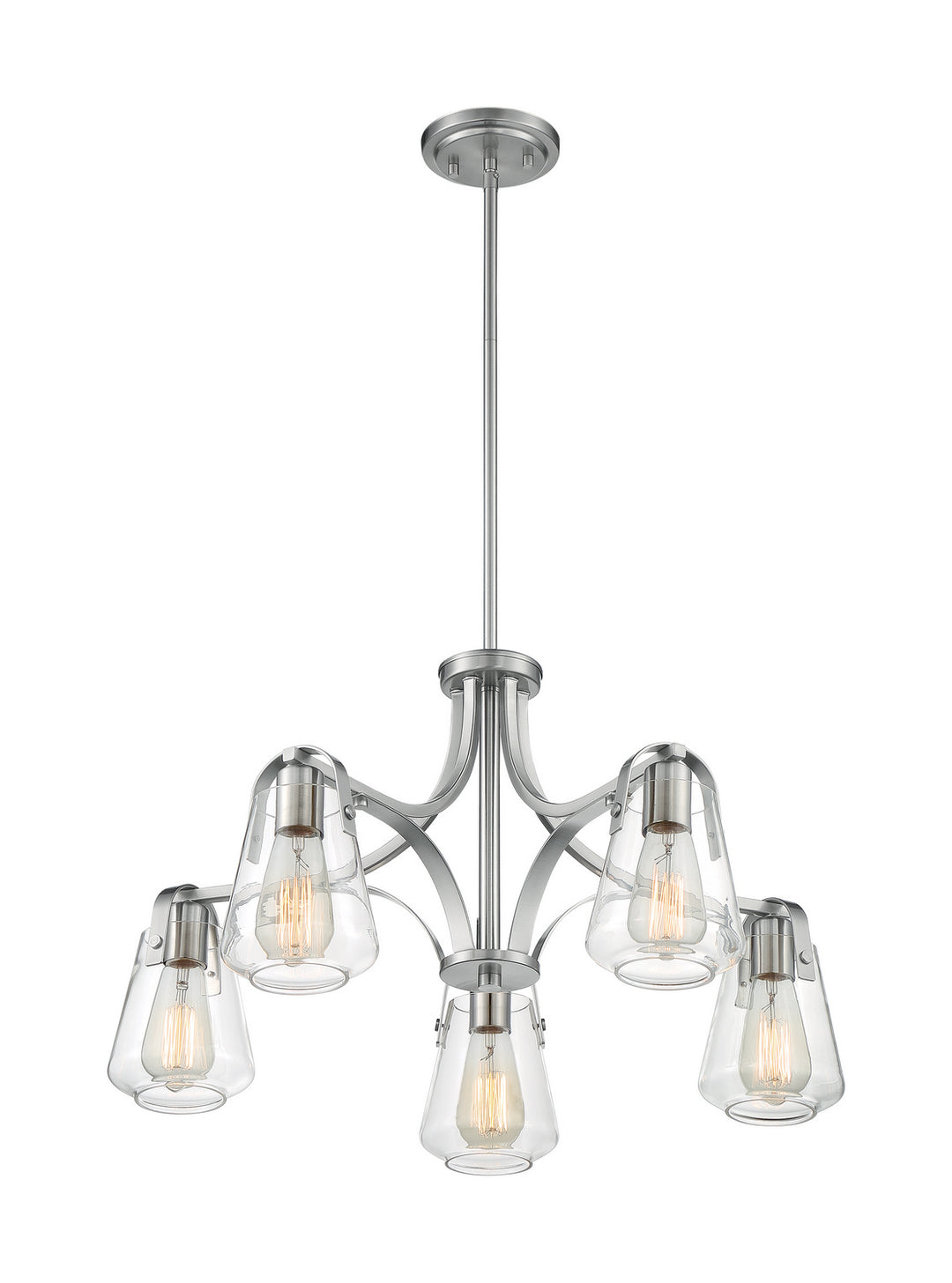 Nuvo Skybridge 60-7115 Chandelier Light - Brushed Nickel