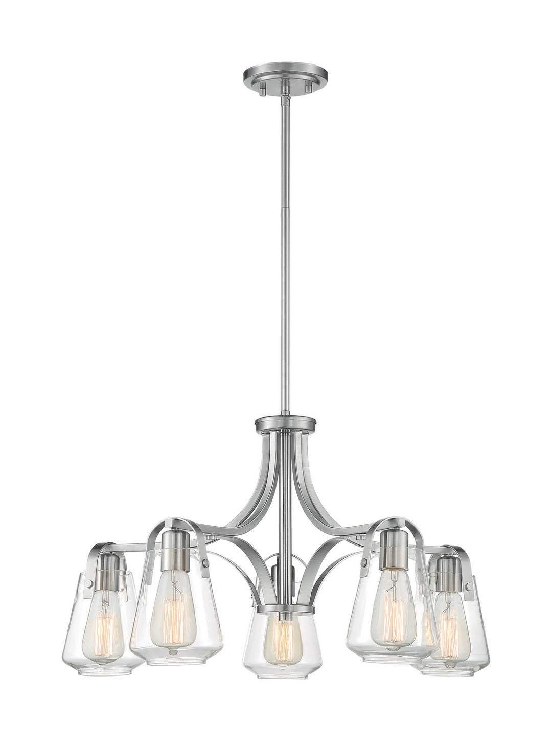 Nuvo Skybridge 60-7115 Chandelier Light - Brushed Nickel