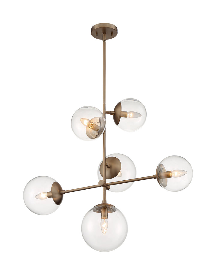 Nuvo Sky 60-7125 Pendant Light - Burnished Brass