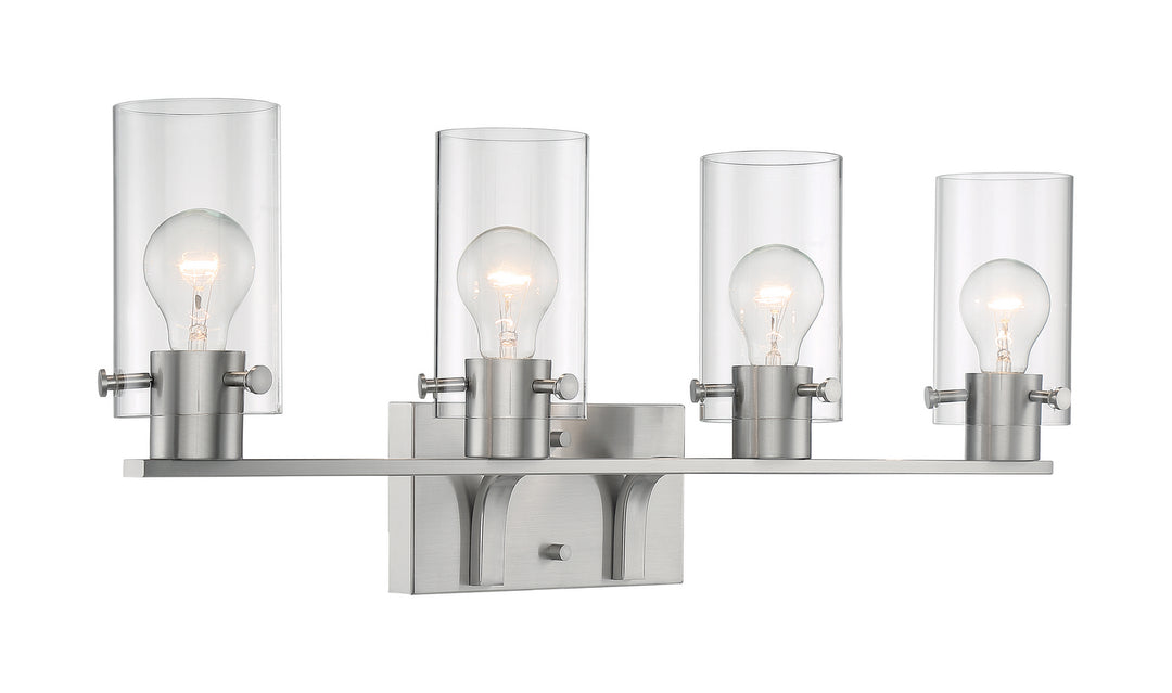Nuvo Sommerset 60-7174 Bath Vanity Light 30 in. wide - Brushed Nickel