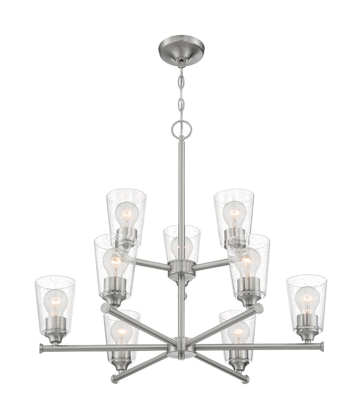 Nuvo Bransel 60-7189 Chandelier Light - Brushed Nickel