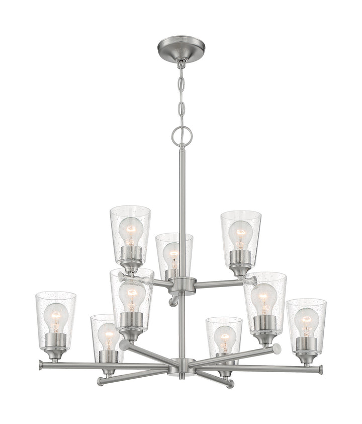 Nuvo Bransel 60-7189 Chandelier Light - Brushed Nickel