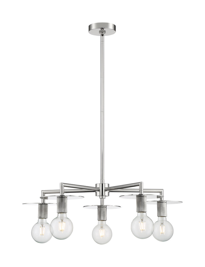 Nuvo Bizet 60-7255 Chandelier Light - Polished Nickel