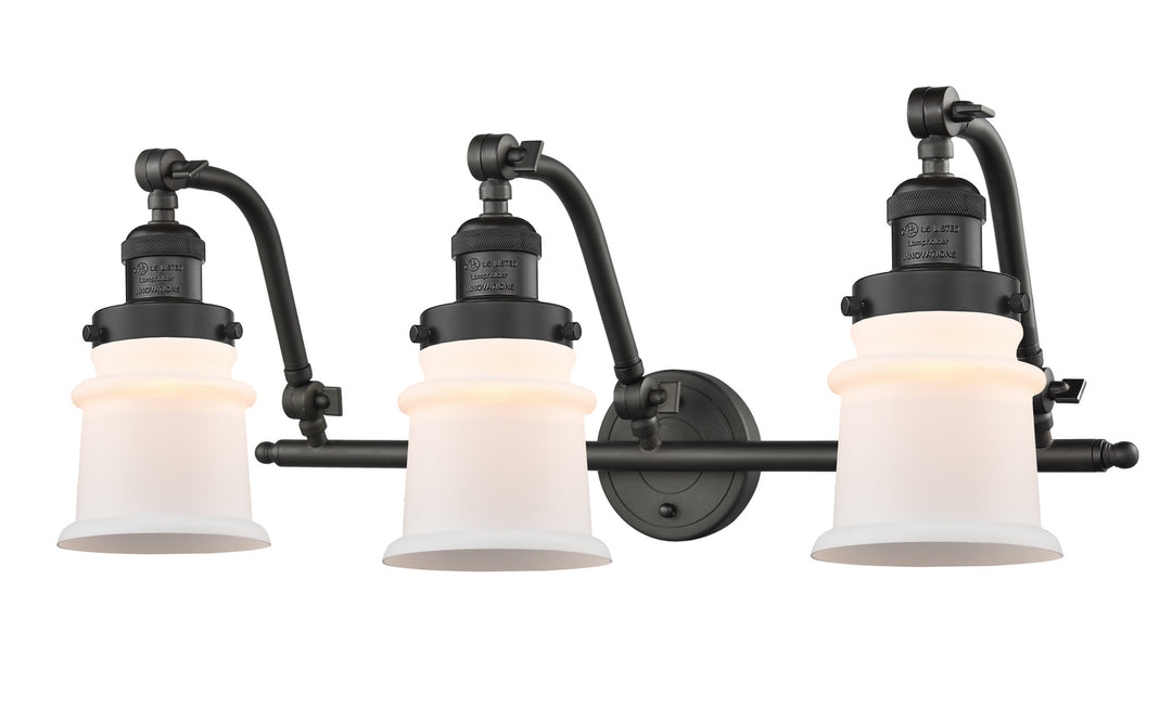 Innovations Franklin Restoration 515-3W-OB-G181S Bath Vanity Light 28 in. wide - Oil Rubbed Bronze