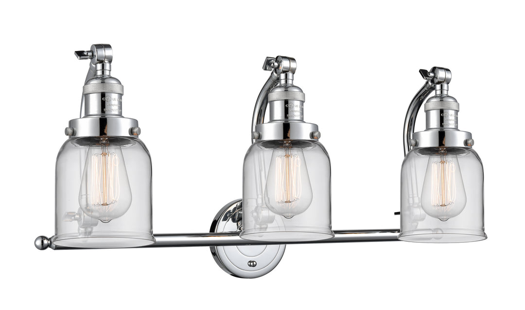 Innovations Franklin Restoration 515-3W-PC-G52 Bath Vanity Light 28 in. wide - Polished Chrome