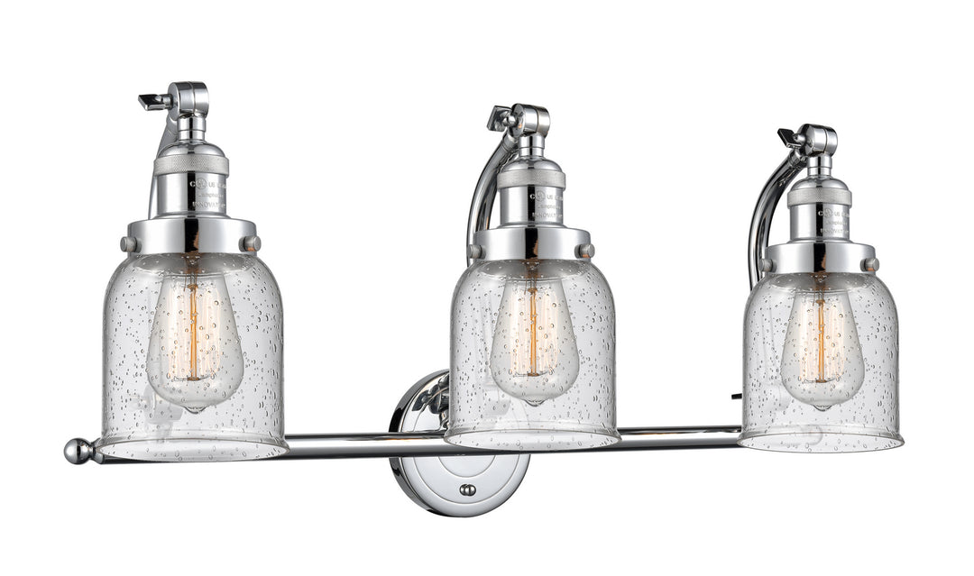 Innovations Franklin Restoration 515-3W-PC-G54 Bath Vanity Light 28 in. wide - Polished Chrome