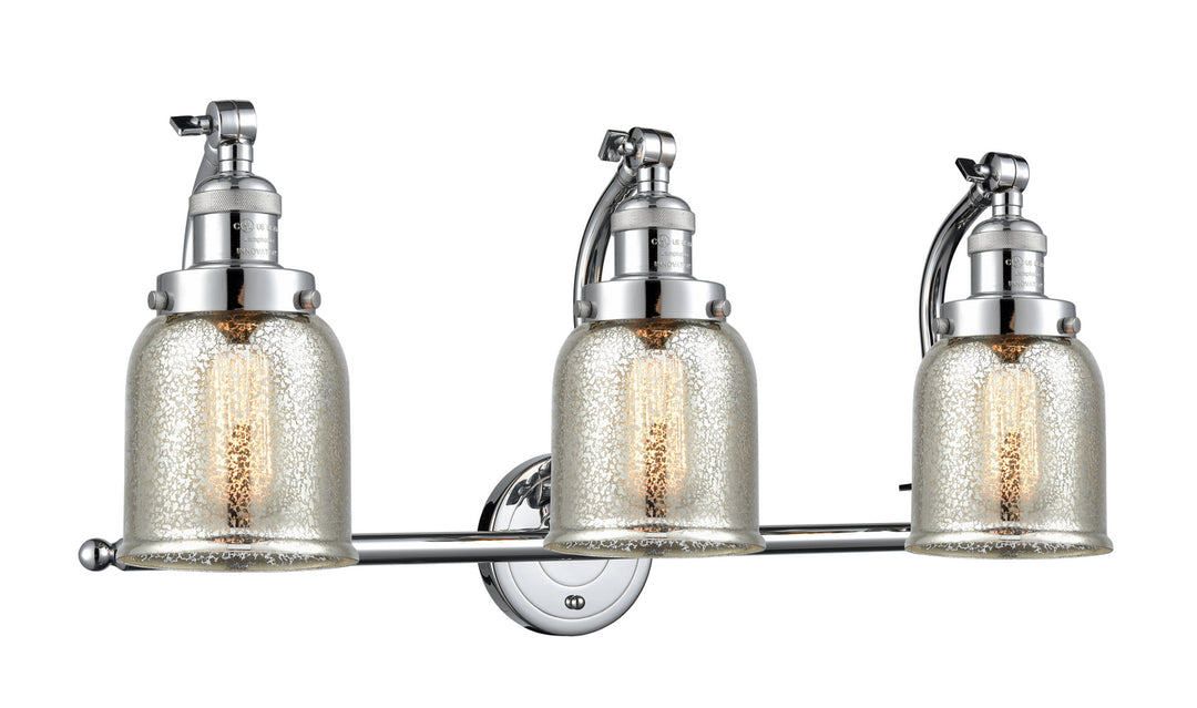 Innovations Franklin Restoration 515-3W-PC-G58 Bath Vanity Light 28 in. wide - Polished Chrome