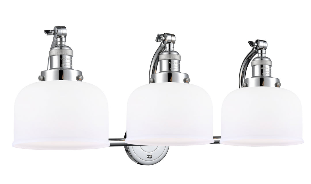 Innovations Franklin Restoration 515-3W-PC-G71 Bath Vanity Light 28 in. wide - Polished Chrome
