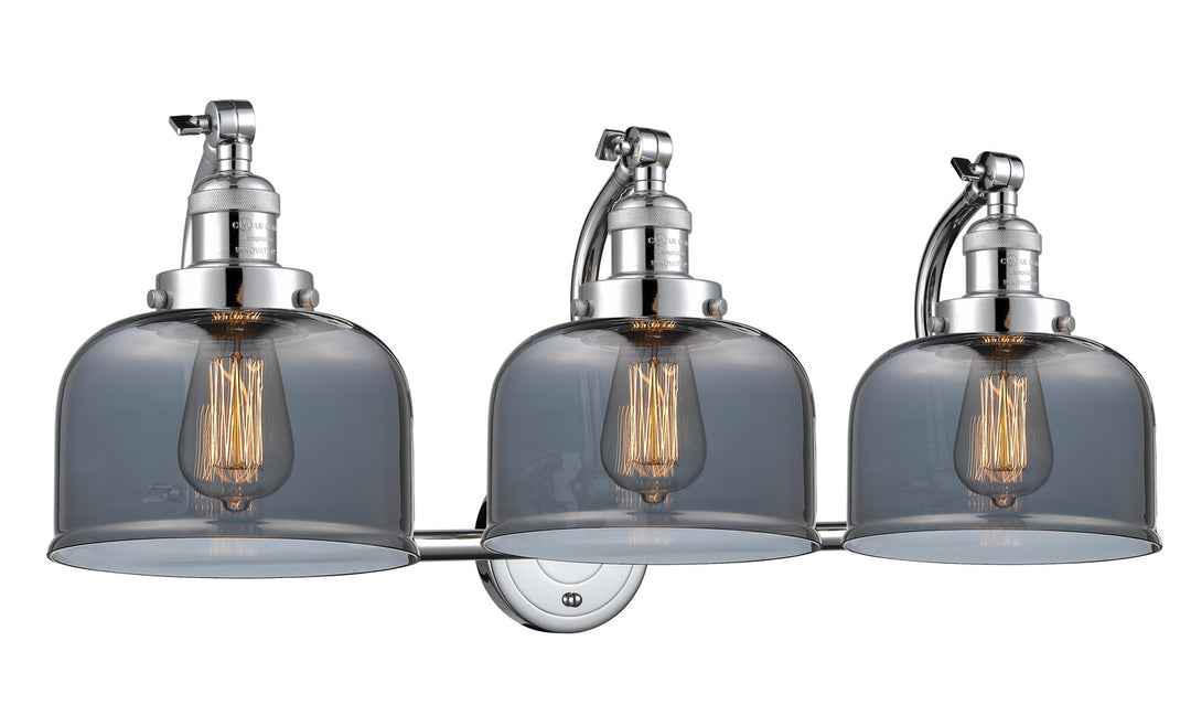 Innovations Franklin Restoration 515-3W-PC-G73 Bath Vanity Light 28 in. wide - Polished Chrome