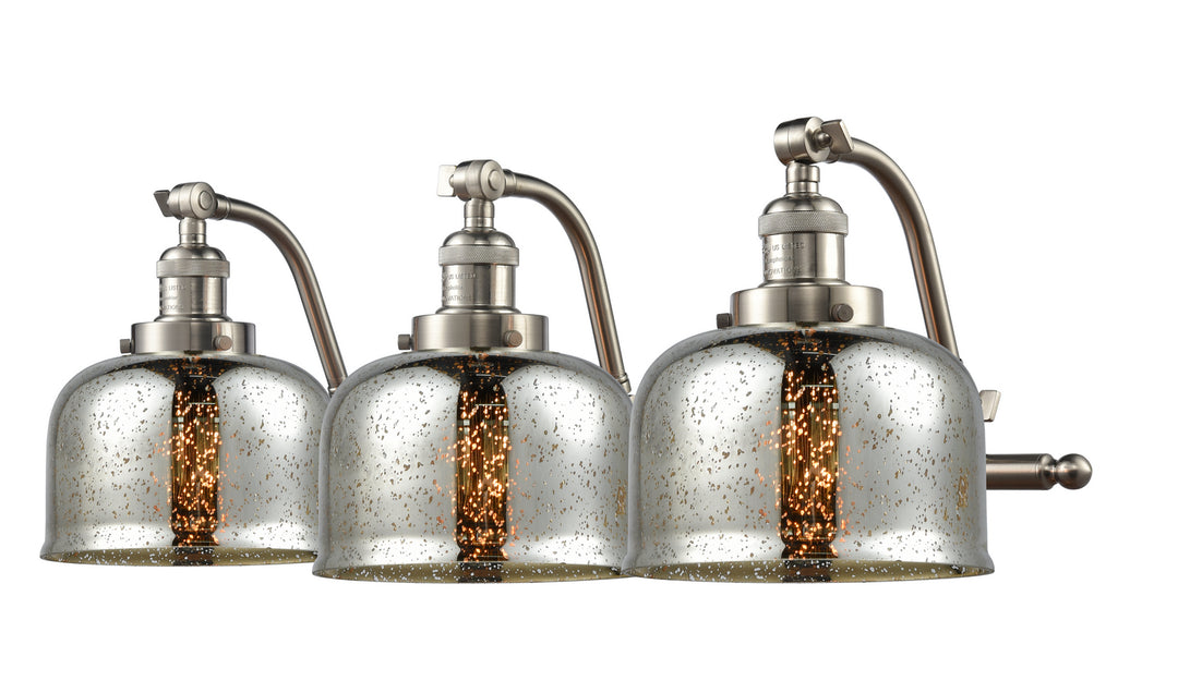 Innovations Franklin Restoration 515-3W-SN-G78 Bath Vanity Light 28 in. wide - Brushed Satin Nickel