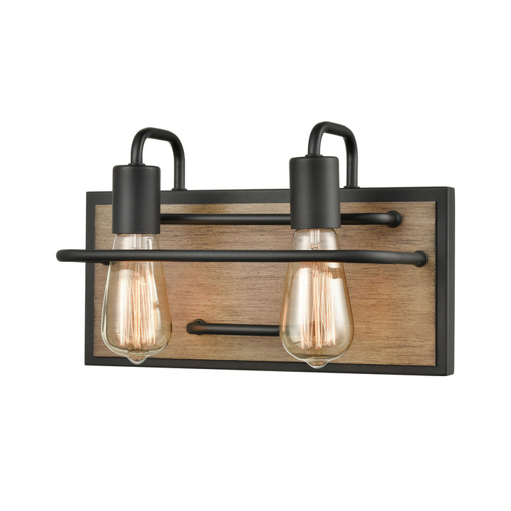Elk Copley 45484/2 Bath Vanity Light 13 in. wide - Matte Black
