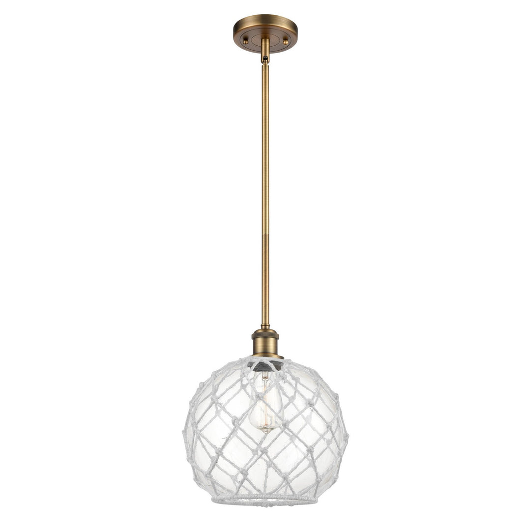 Innovations Ballston 516-1S-BB-G122-10RW Pendant Light - Brushed Brass