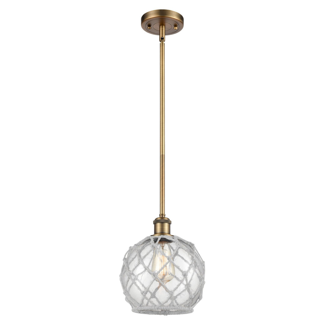 Innovations Ballston 516-1S-BB-G122-8RW Pendant Light - Brushed Brass