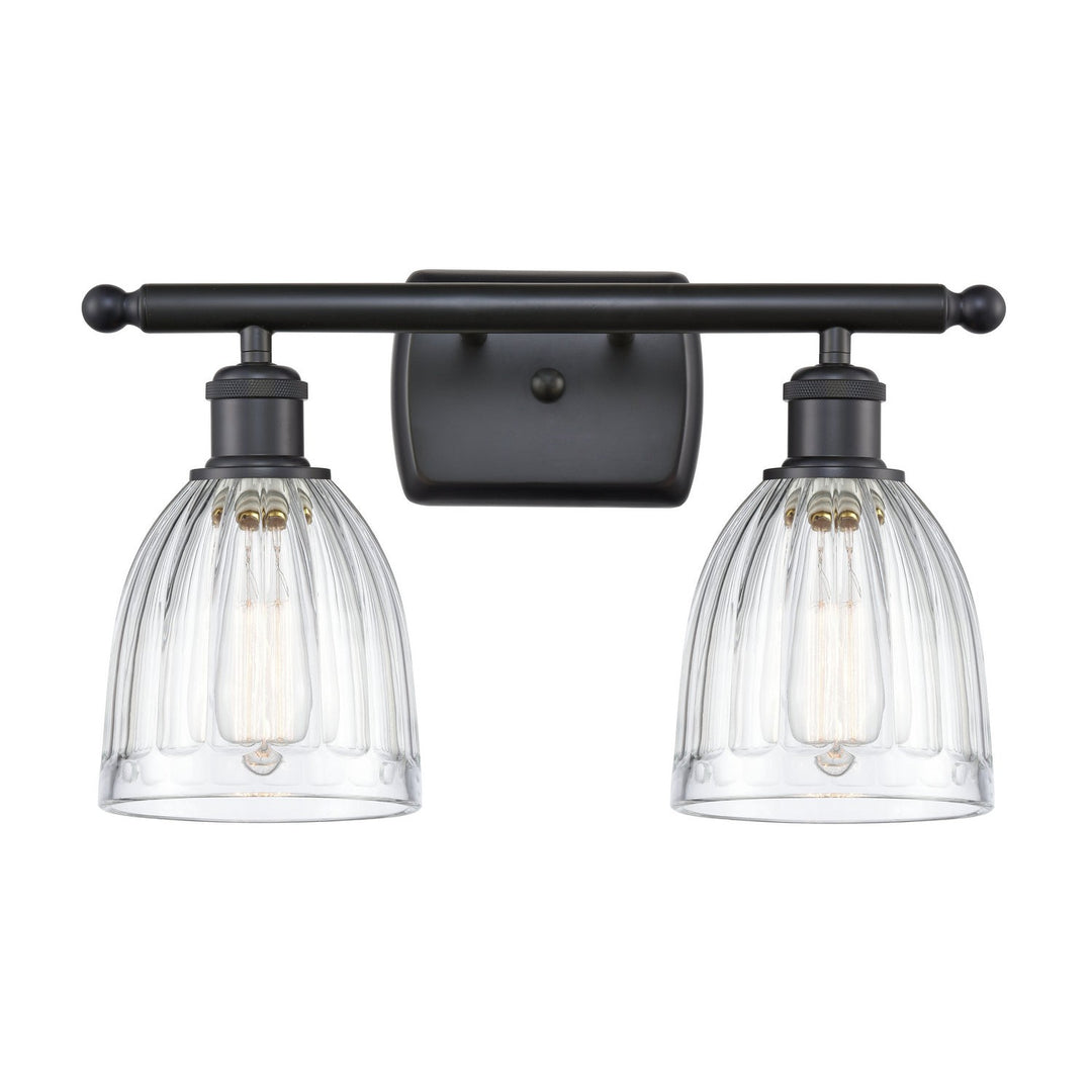Innovations Ballston 516-2W-BK-G442 Bath Vanity Light 16 in. wide - Matte Black