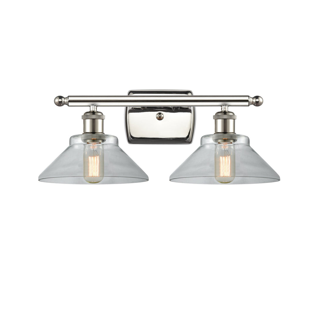 Innovations Ballston 516-2W-PN-G132 Bath Vanity Light 18 in. wide - Polished Nickel