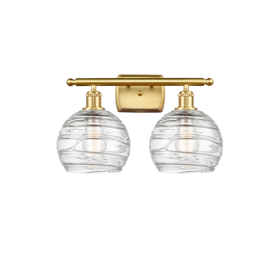Innovations Ballston 516-2W-SG-G1213-8 Bath Vanity Light 18 in. wide - Satin Gold