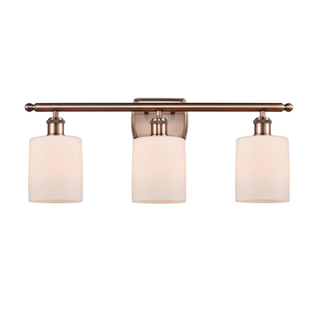 Innovations Ballston 516-3W-AC-G111 Bath Vanity Light 26 in. wide - Antique Copper