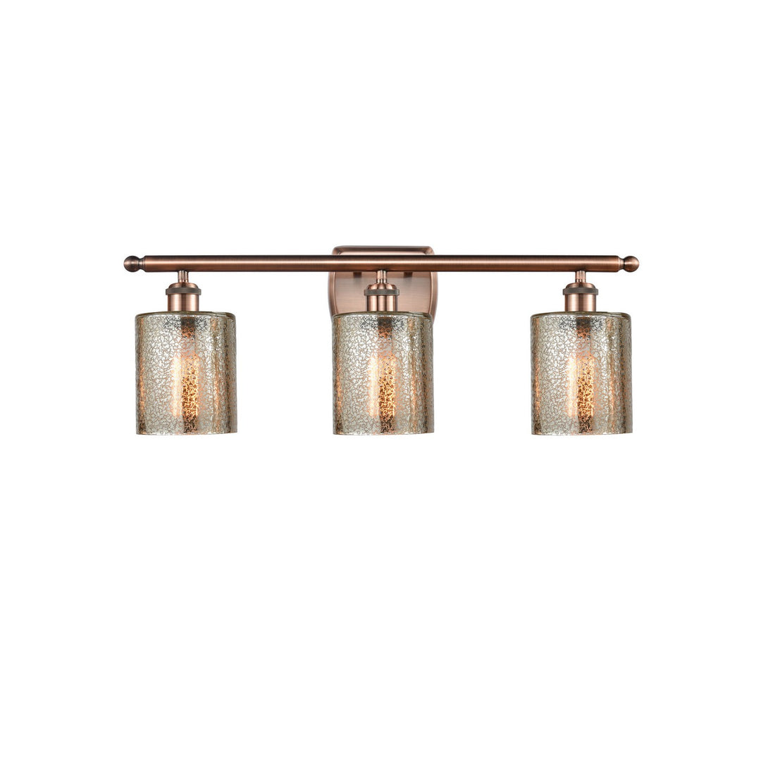 Innovations Ballston 516-3W-AC-G116 Bath Vanity Light 26 in. wide - Antique Copper