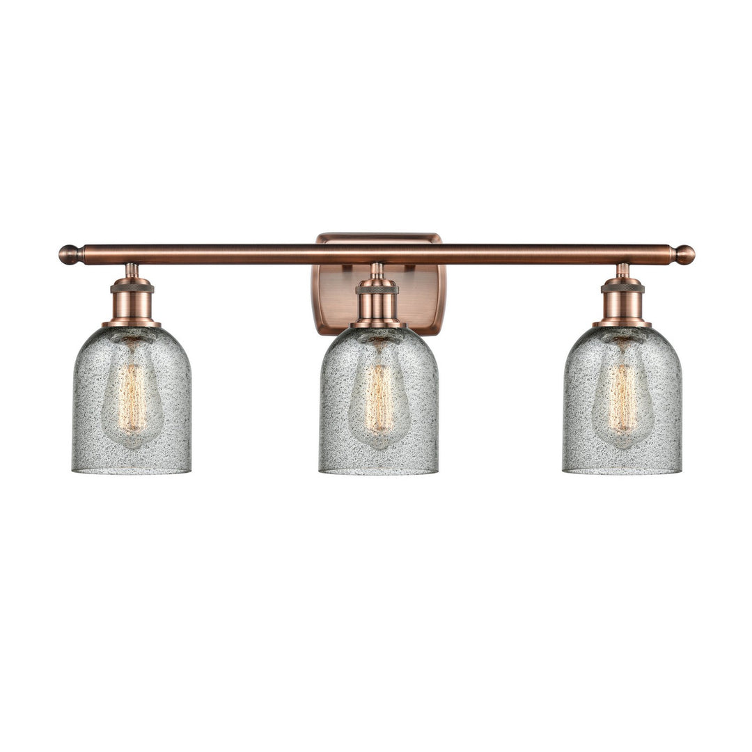 Innovations Ballston 516-3W-AC-G257 Bath Vanity Light 26 in. wide - Antique Copper