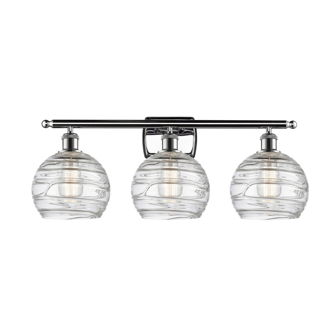 Innovations Ballston 516-3W-PC-G1213-8 Bath Vanity Light 26 in. wide - Polished Chrome