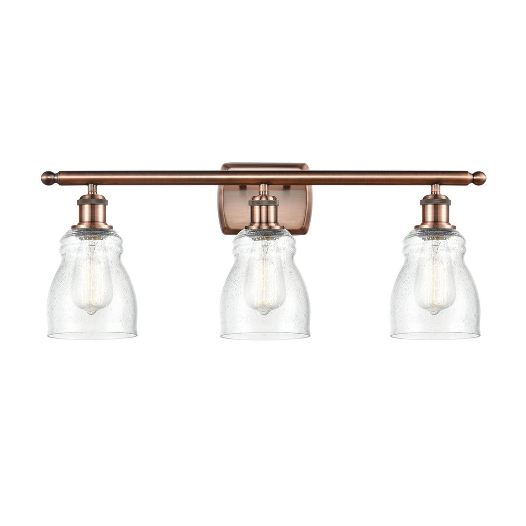 Innovations Ballston 516-3W-AC-G394 Bath Vanity Light 26 in. wide - Antique Copper
