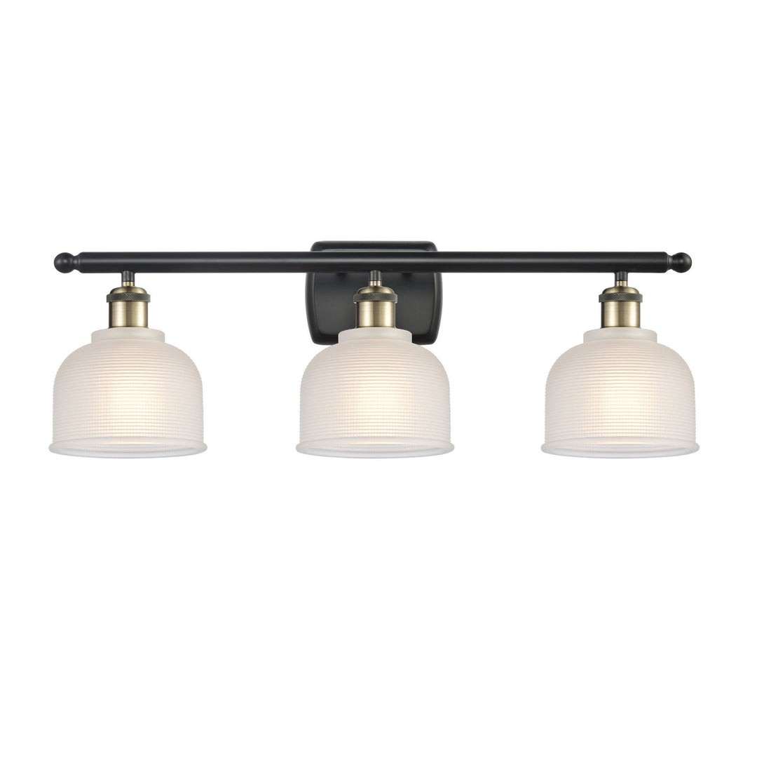 Innovations Ballston 516-3W-BAB-G411 Bath Vanity Light 26 in. wide - Black Antique Brass