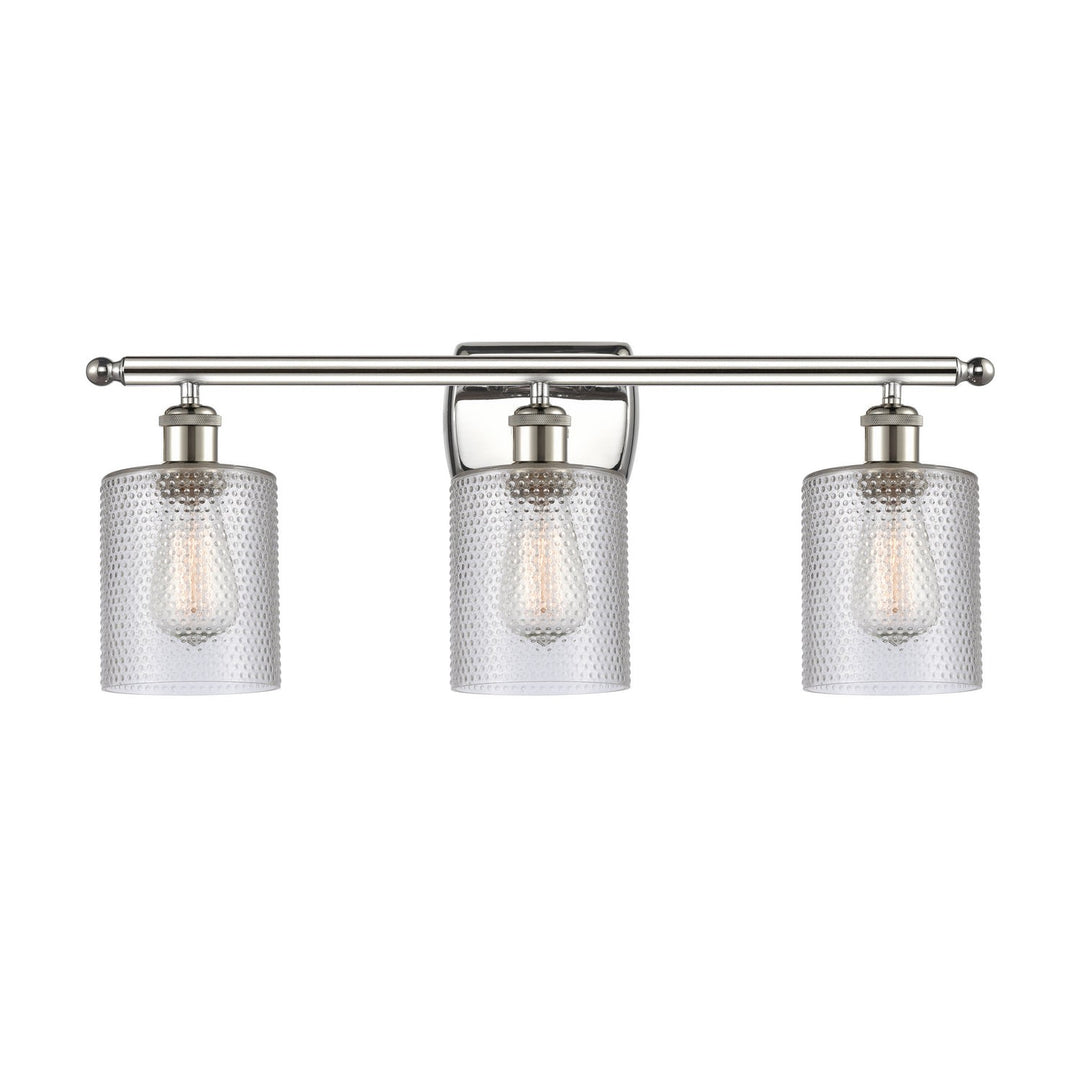 Innovations Ballston 516-3W-PN-G112 Bath Vanity Light 26 in. wide - Polished Nickel