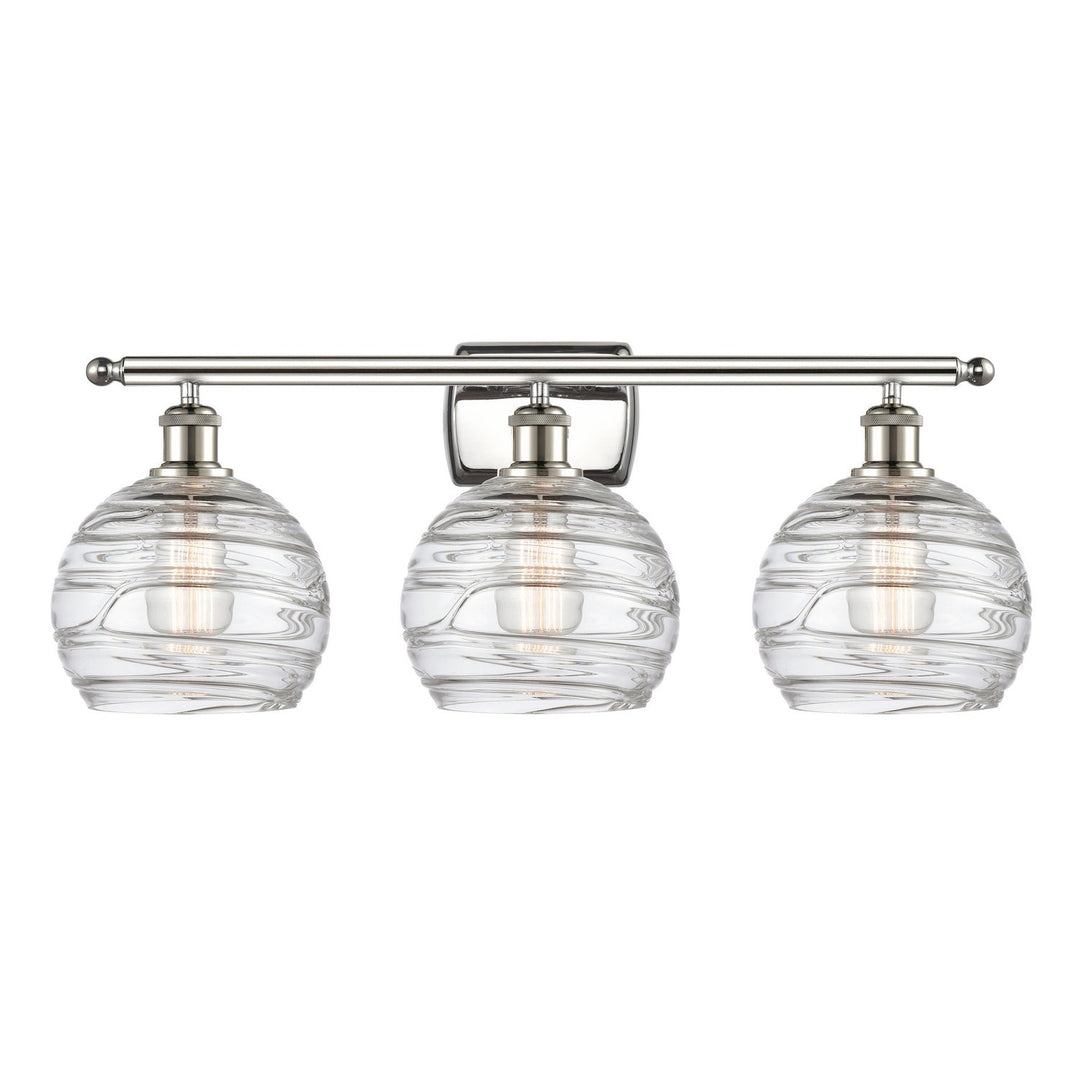 Innovations Ballston 516-3W-PN-G1213-8 Bath Vanity Light 26 in. wide - Polished Nickel