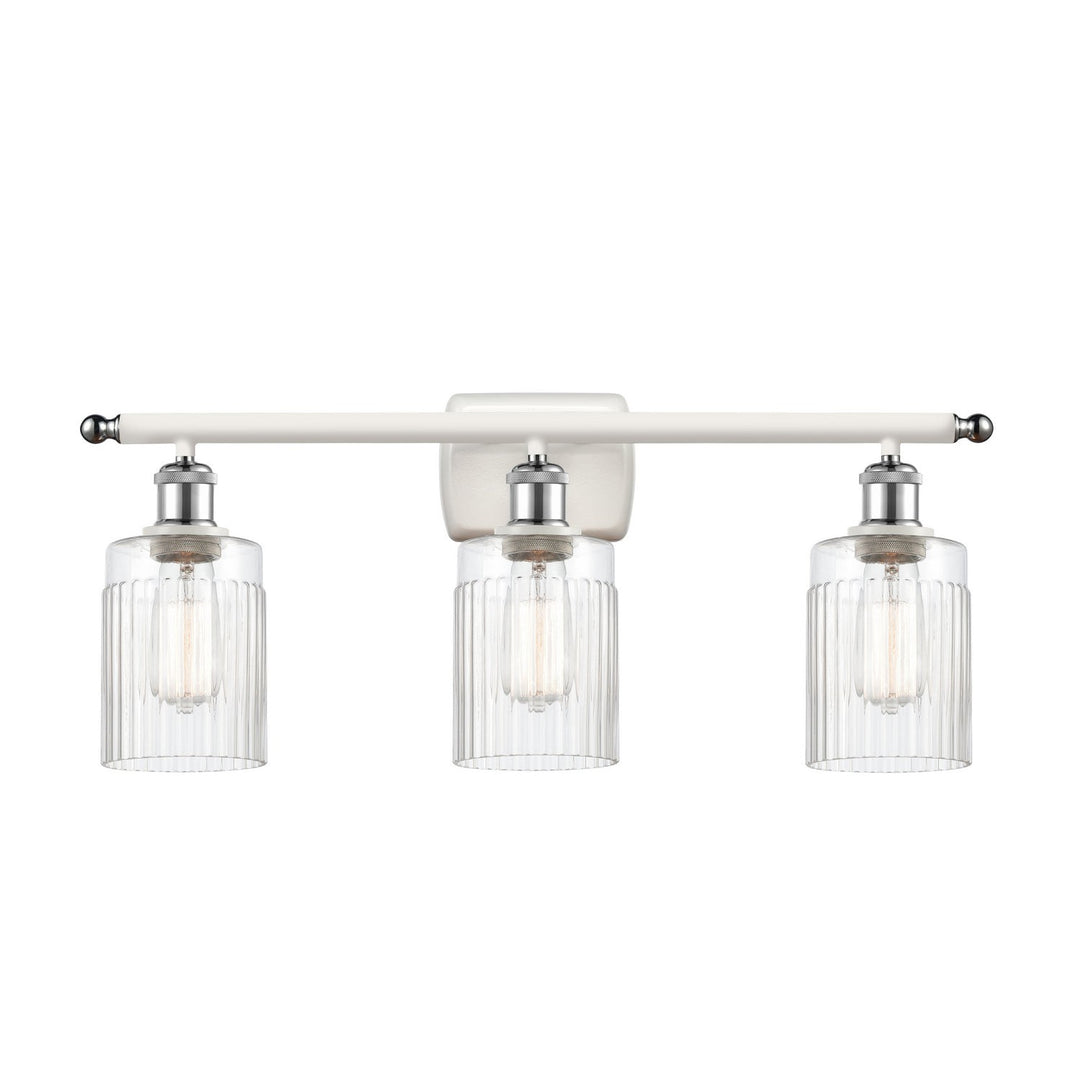 Innovations Ballston 516-3W-WPC-G342 Bath Vanity Light 26 in. wide - White and Polished Chrome