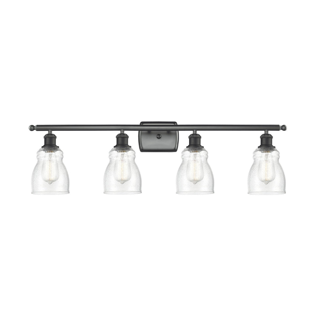 Innovations Ballston 516-4W-BK-G394 Bath Vanity Light 36 in. wide - Matte Black