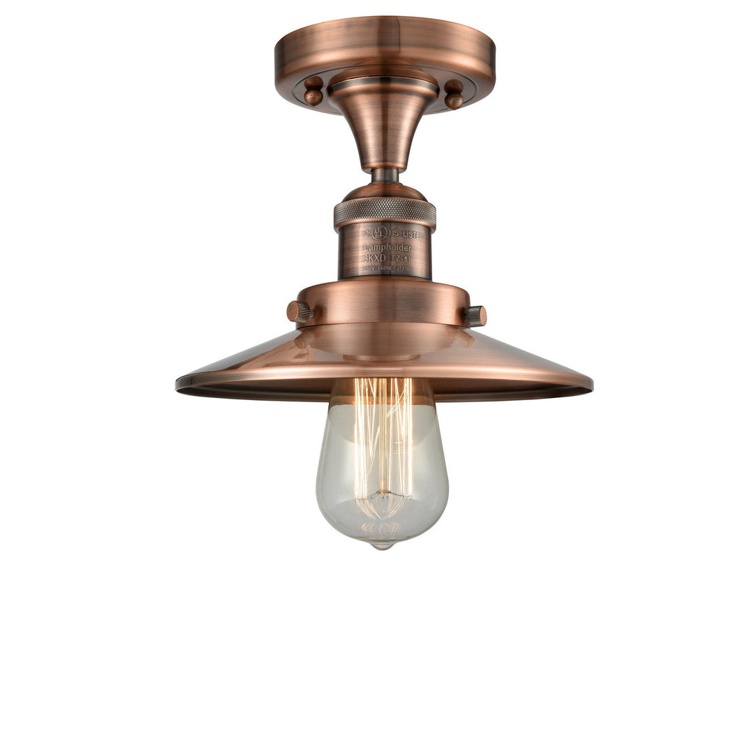 Innovations Franklin Restoration 517-1CH-AC-M3-LED Ceiling Light - Antique Copper