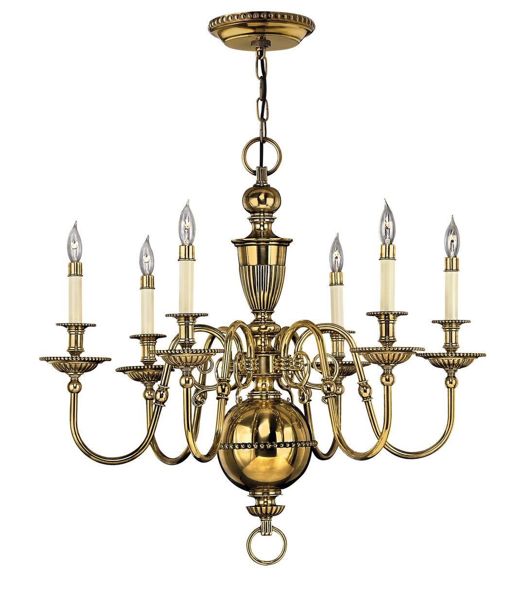 Hinkley Cambridge 4416BB Chandelier Light - Burnished Brass