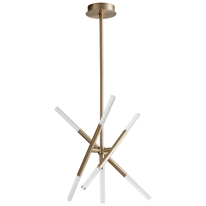 Oxygen Moxy 3-696-40 Chandelier Light - Aged Brass