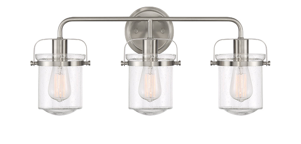 Designers Fountain Jaxon 90603-BN Bath Vanity Light 24 in. wide - Brushed Nickel