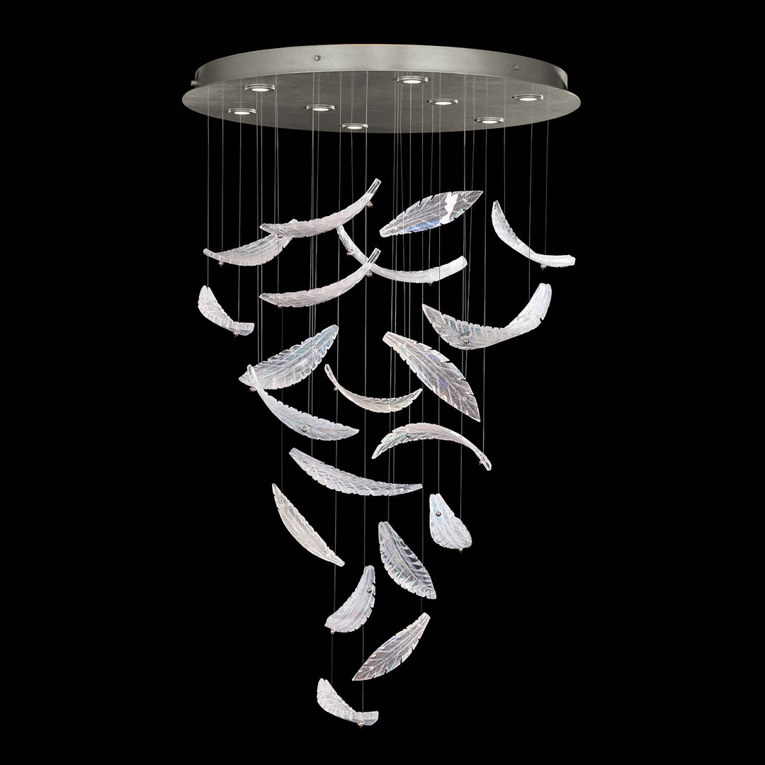 Fine Art Elevate 895840-111ST Chandelier Light - Silver Leaf