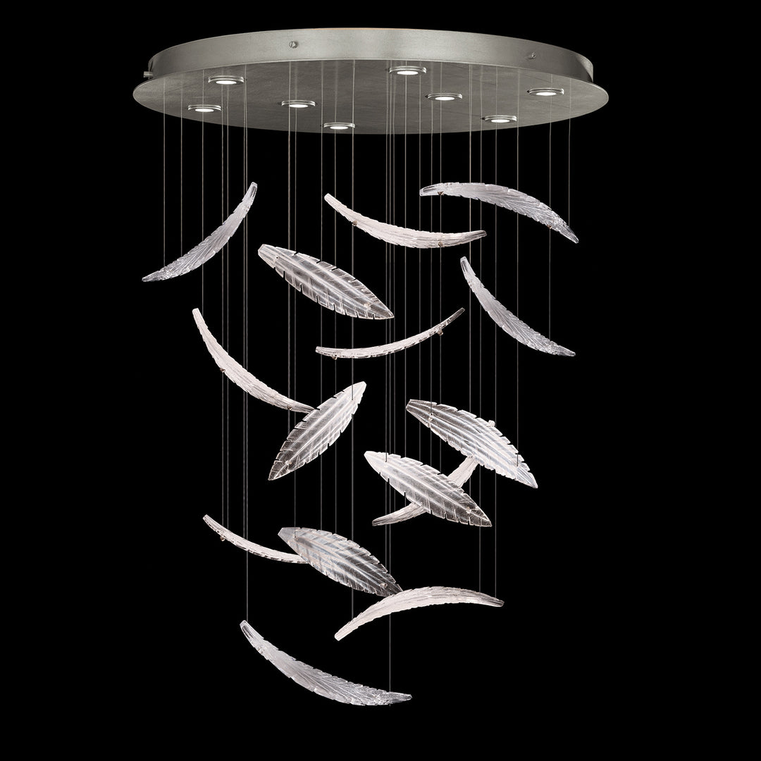 Fine Art Elevate 895840-122ST Chandelier Light - Silver Leaf