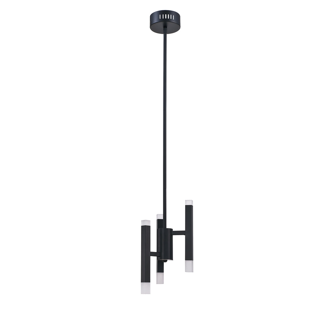 Kendal Verticals PF205-6LPE-BLK Pendant Light - Black