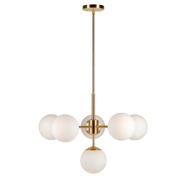 Forte Farrell 2745-06-12 Chandelier Light - Soft Gold