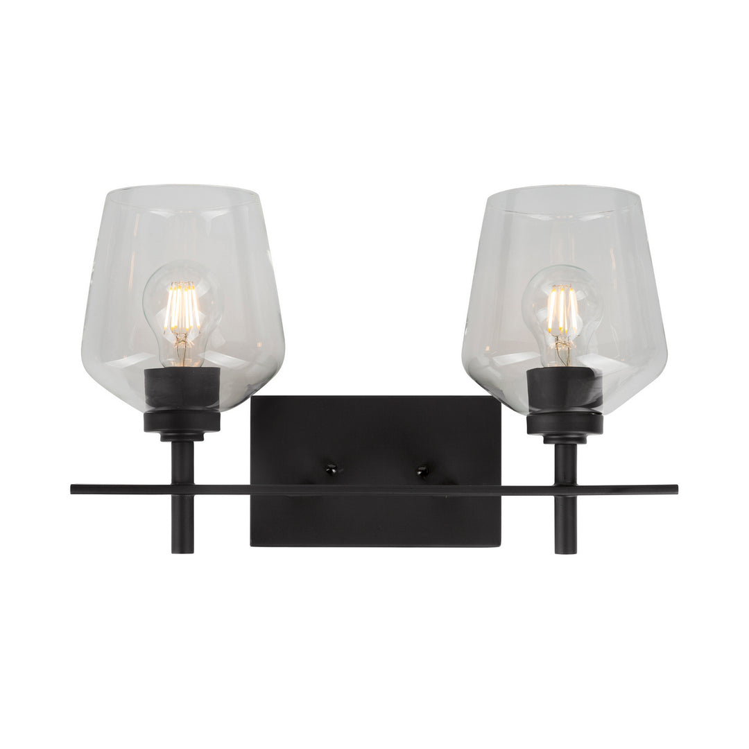 Forte Chalice 5743-02-04 Bath Vanity Light 17 in. wide - Black