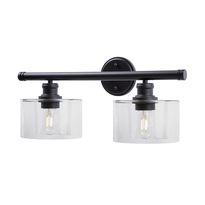 Forte Zane 5748-02-04 Bath Vanity Light 21 in. wide - Black