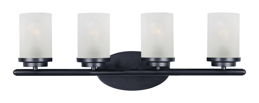 Maxim Corona 10214FTBK Bath Vanity Light 27 in. wide - Black