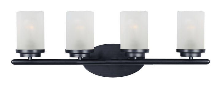 Maxim Corona 10214FTBK Bath Vanity Light 27 in. wide - Black
