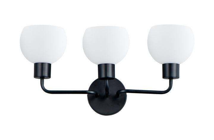 Maxim Coraline 11273SWBK Bath Vanity Light 22 in. wide - Black