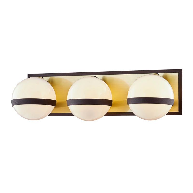 Troy Ace B7473 Bath Vanity Light 20 in. wide - Textured Bronze Brushed Brass