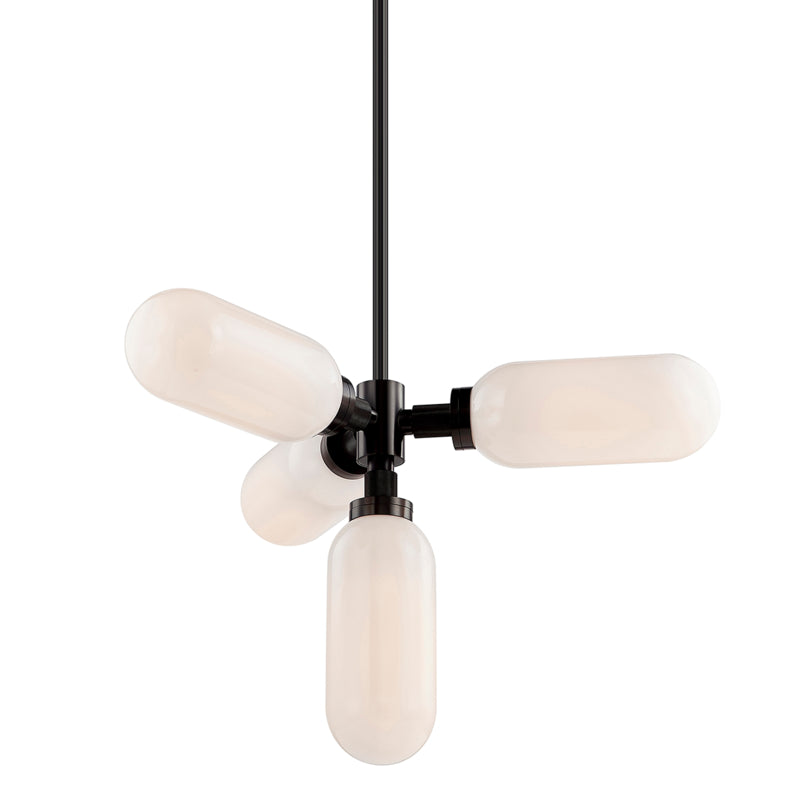 Troy Annex F7354 Chandelier Light - Anodized Black