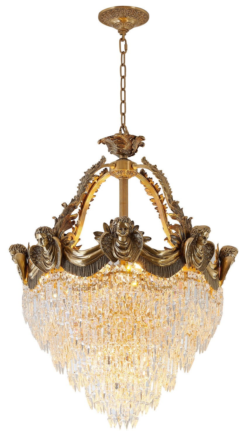 Bethel International JD13 Chandelier Light - Brass