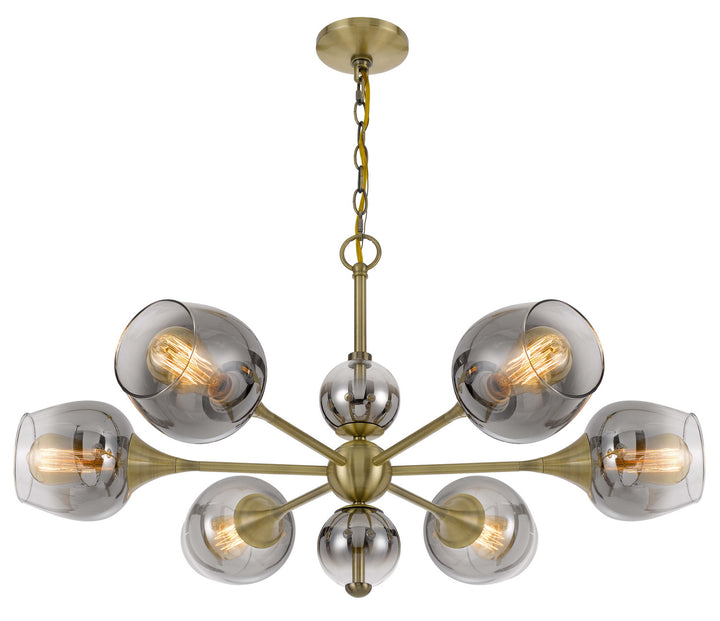 Cal Pendelton FX-3757-6 Chandelier Light - Antique Brass